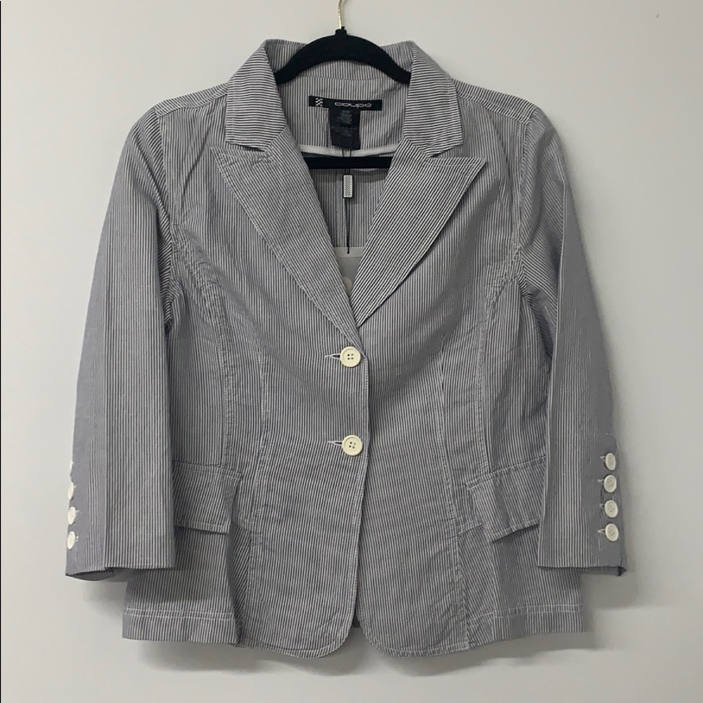 Coupé blazer jacket 3/4 sleeves
